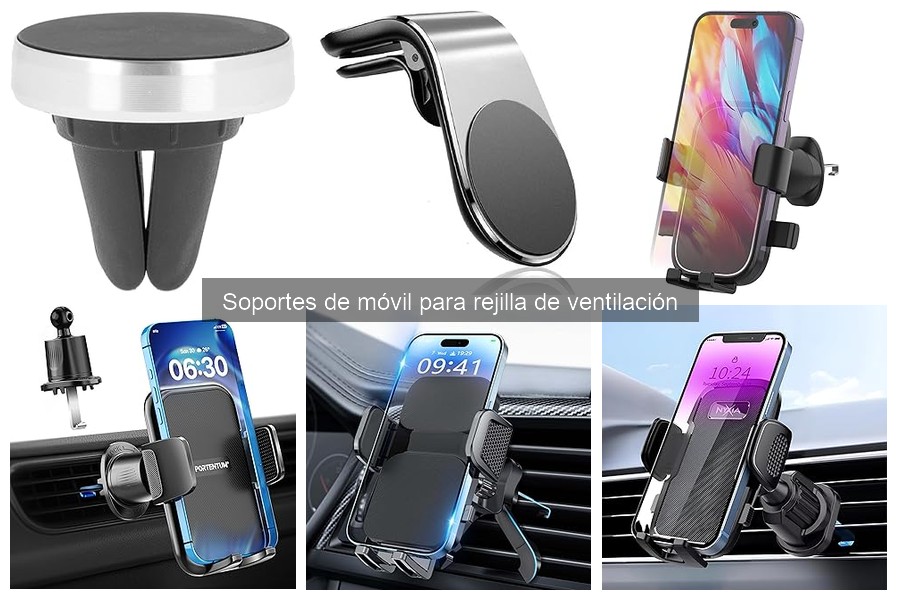 Mejores soportes de móvil para rejilla de ventilación 2023