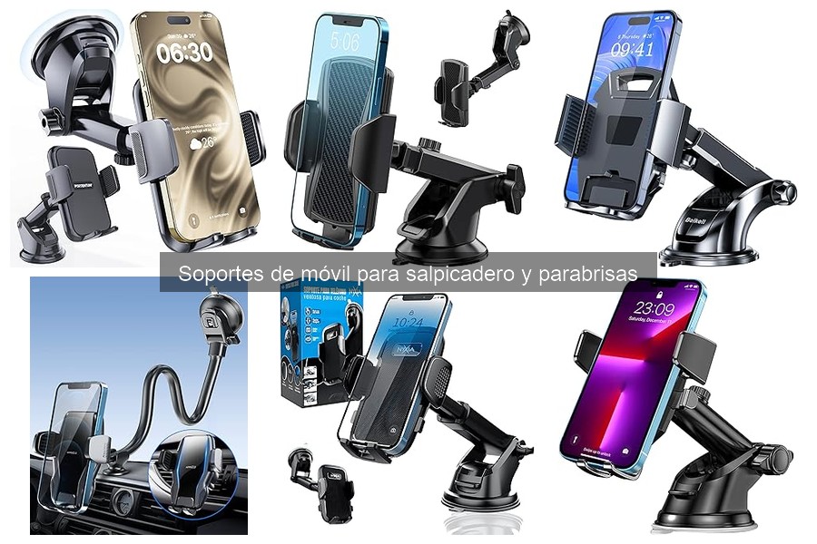 Mejores soportes de móvil para viajes largos en coche