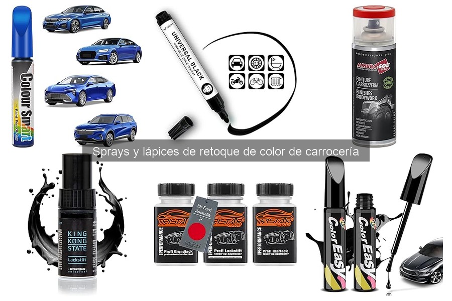 Mejores sprays de retoque para coches negros en 2023