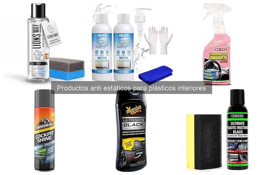 Mitos sobre productos anti estáticos para plásticos interiores