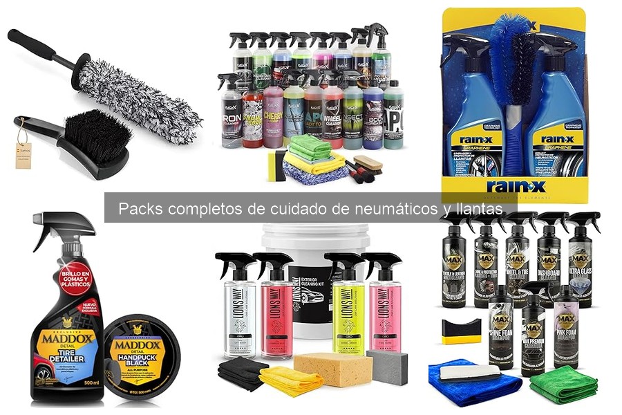 ¿Necesitas un pack de cuidado de neumáticos para tu coche?