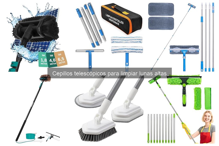 Ofertas en cepillos telescópicos para lunas altas