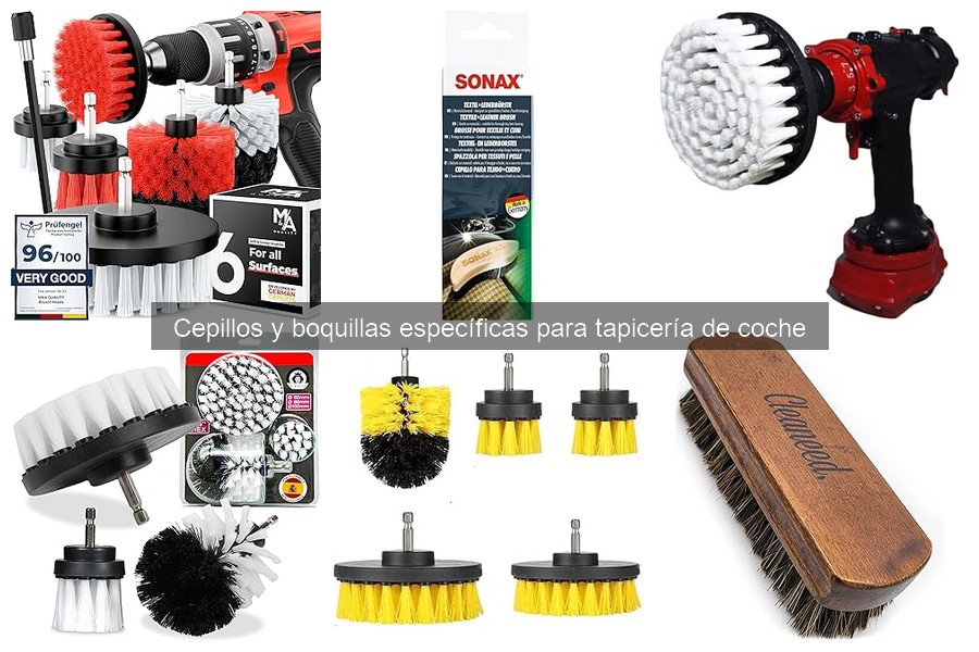Ofertas en cepillos y boquillas para tapicería de coche