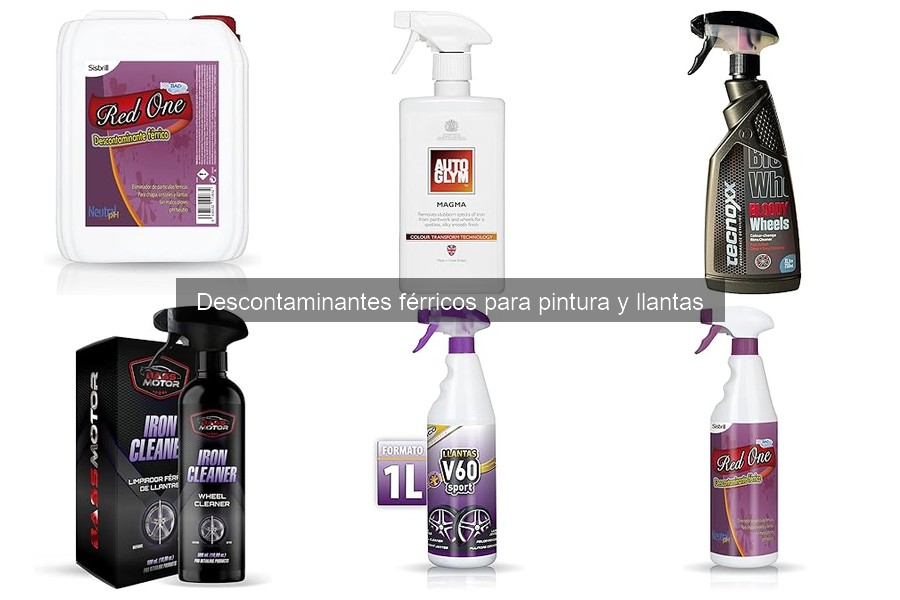Ofertas en Descontaminantes Férricos para Pintura y Llantas