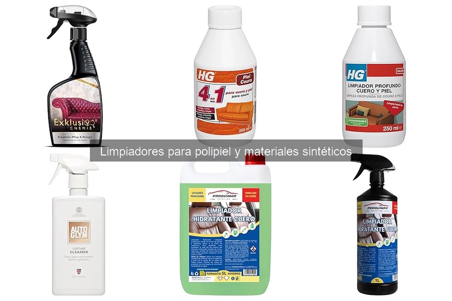 Ofertas y descuentos en limpiadores para polipiel y sintéticos