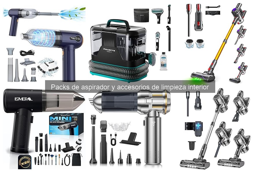 Ofertas y precios de packs de aspiradores para coche