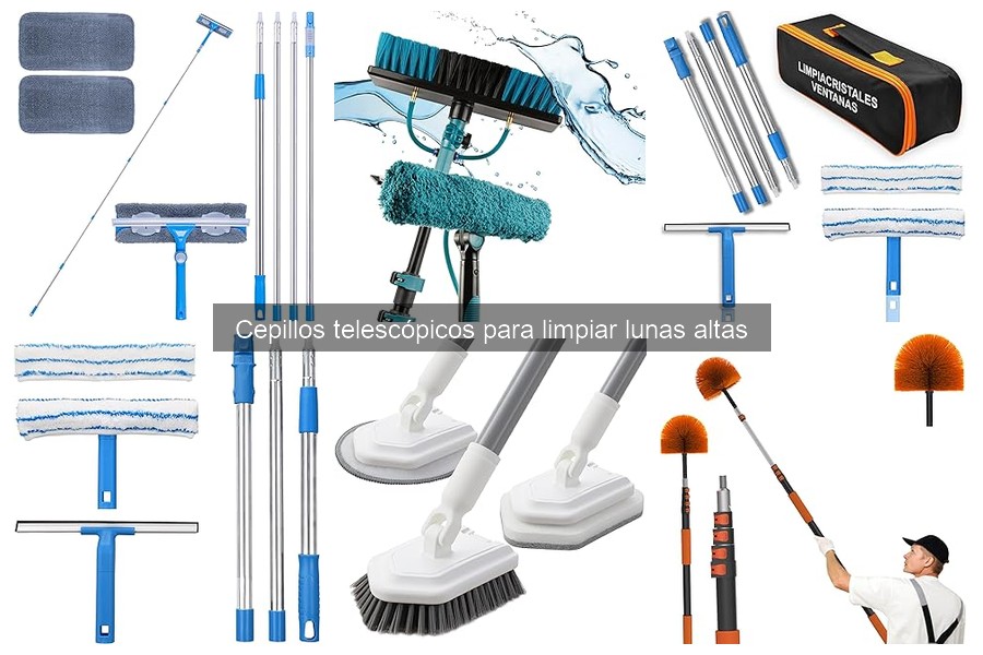 Opiniones de cepillos telescópicos para lunas altas
