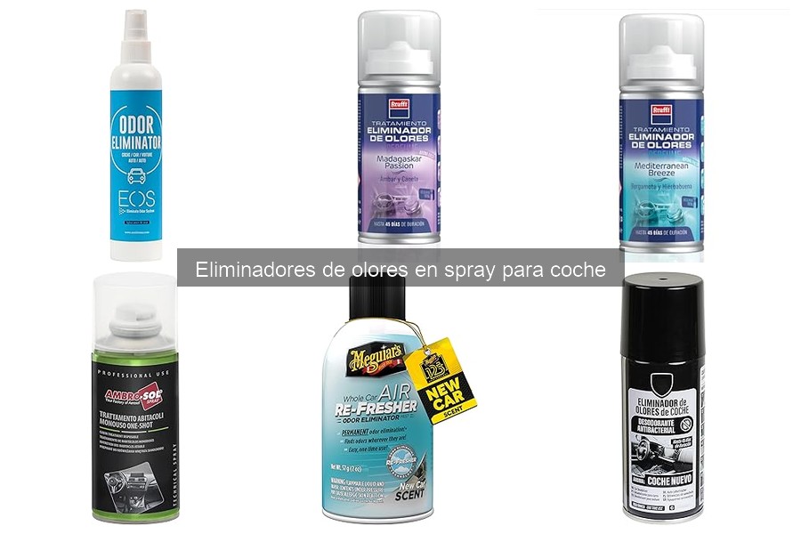 Opiniones sobre eliminadores de olores en spray para coche