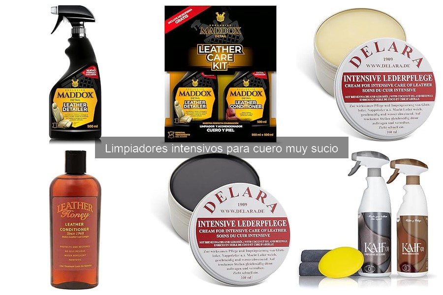 Opiniones sobre limpiadores intensivos para cuero sucio