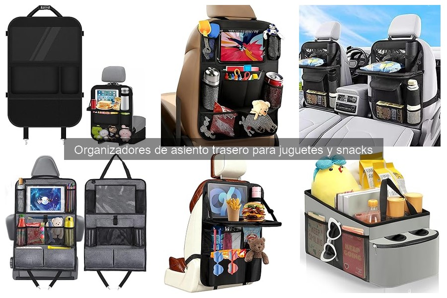 Opiniones sobre organizadores de asiento trasero para coches