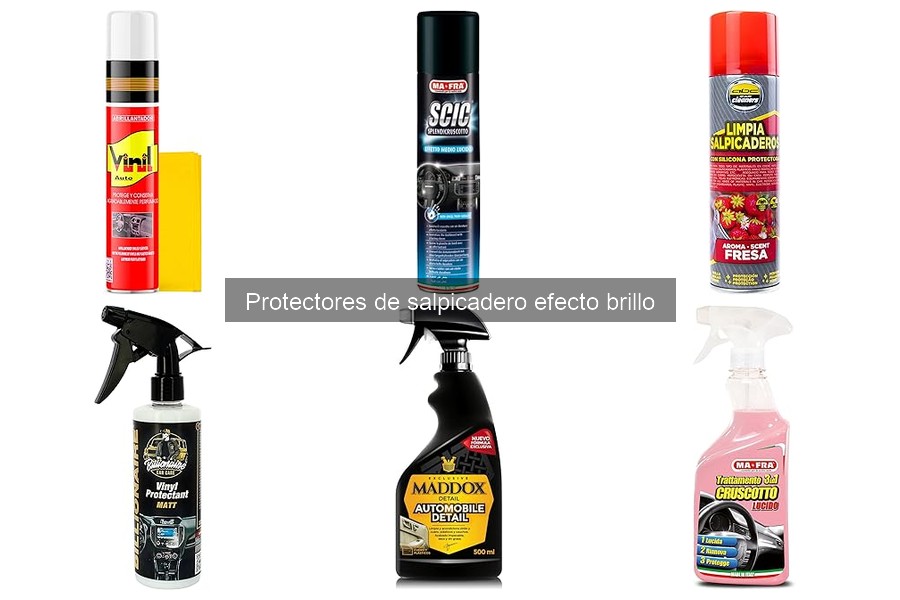 Opiniones sobre protectores de salpicadero efecto brillo