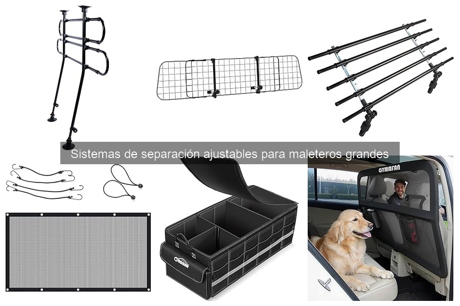 Opiniones sobre sistemas de separación ajustables para maleteros