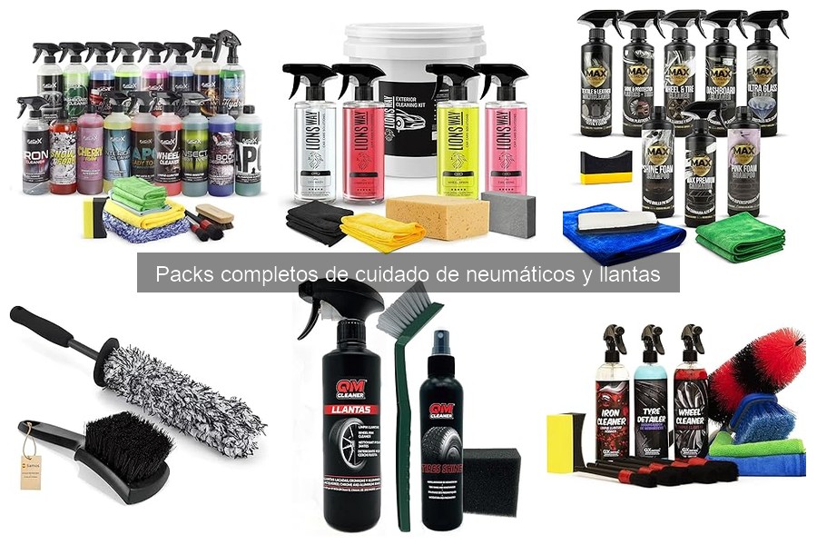 Optimiza el uso de tu pack de cuidado de llantas