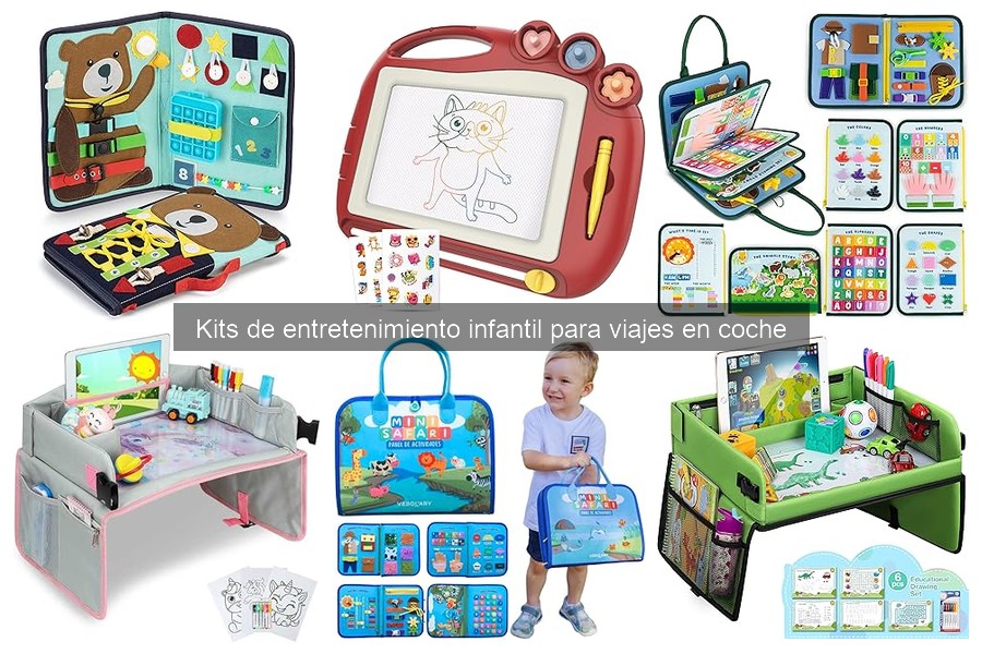 Organiza el mejor kit de entretenimiento infantil para viajes en coche
