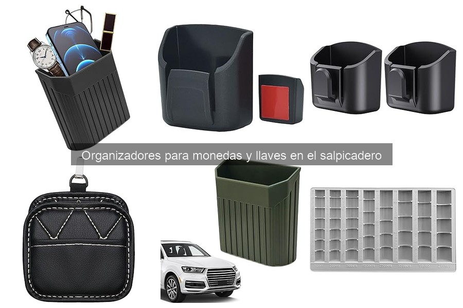 Organizadores para monedas y llaves: tipos y características