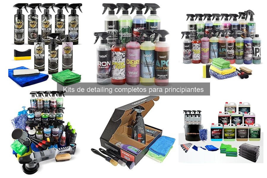Pasos para Usar un Kit de Detailing Completo en Casa