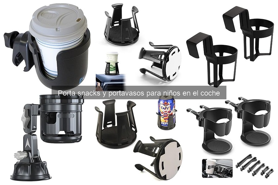 Porta snacks y portavasos para niños en el coche: ¿Qué son?