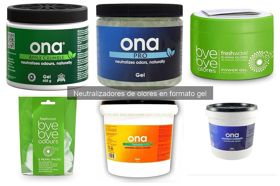 Precio promedio de neutralizadores de olores en gel para coches