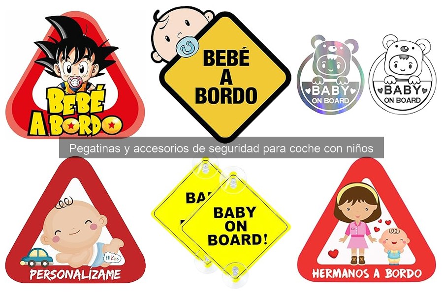 Precio promedio de pegatinas de seguridad para coche con niños