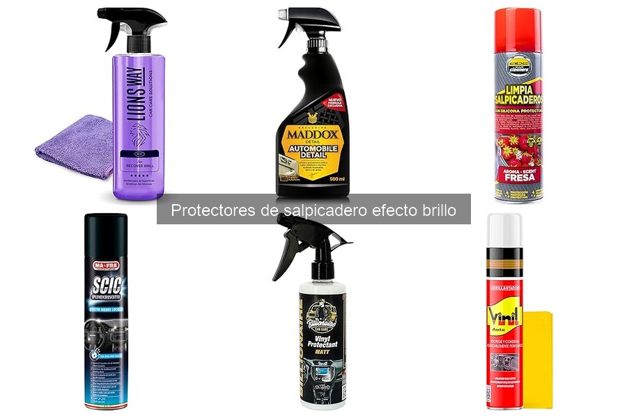 Precio promedio de protectores de salpicadero efecto brillo