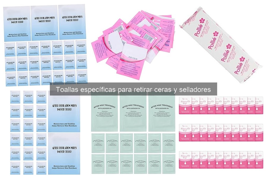 Precio promedio de toallas para retirar ceras y selladores