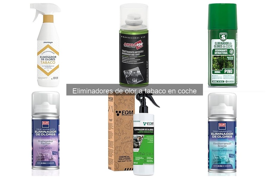 Precios de eliminadores de olor a tabaco en coches