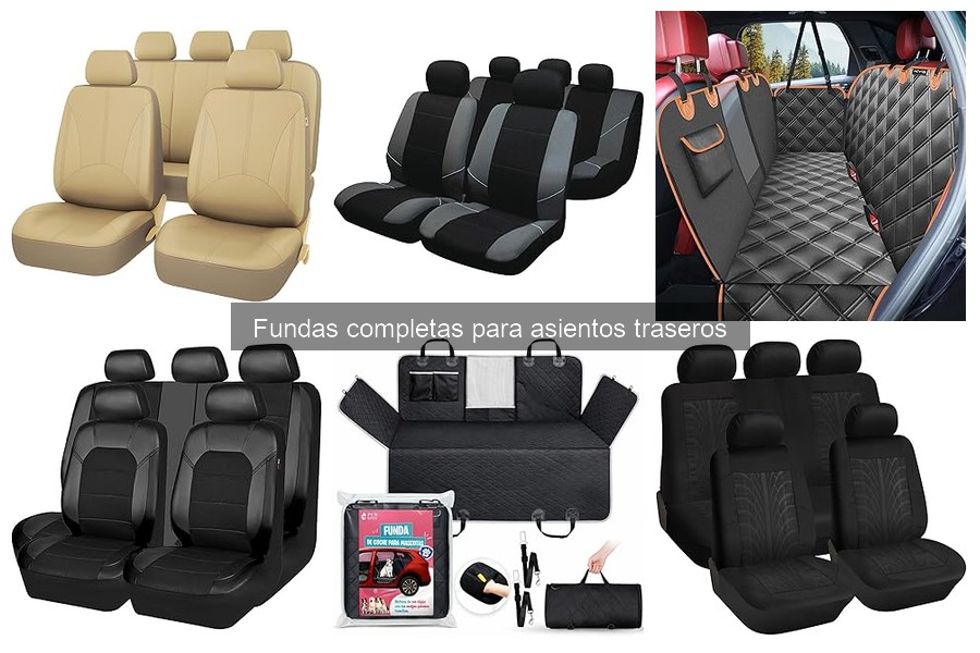 Precios de Fundas Completas para Asientos Traseros en 2023