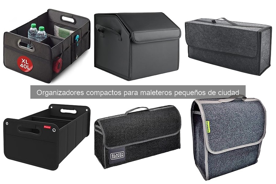 Precios de organizadores compactos para maleteros pequeños