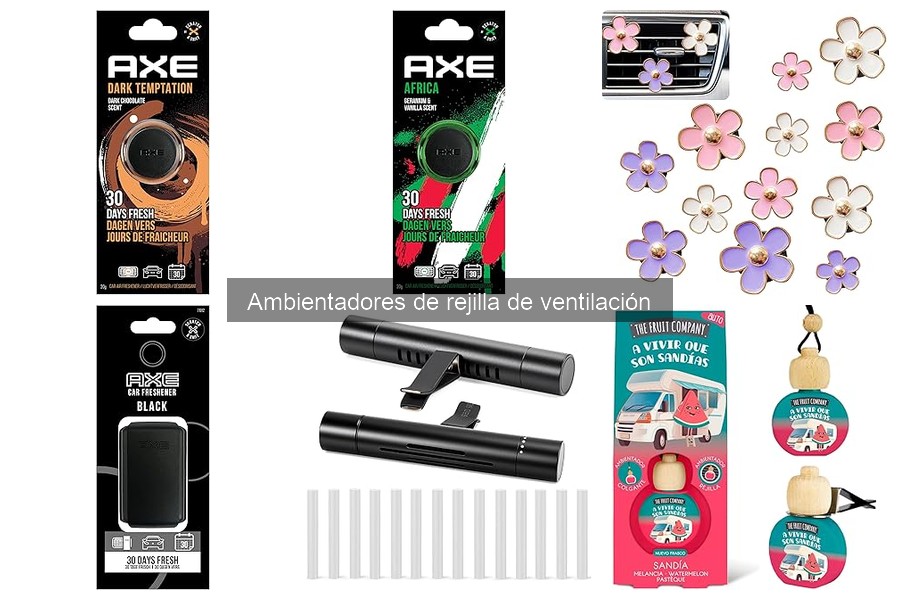 Precios promedio de ambientadores de rejilla de ventilación