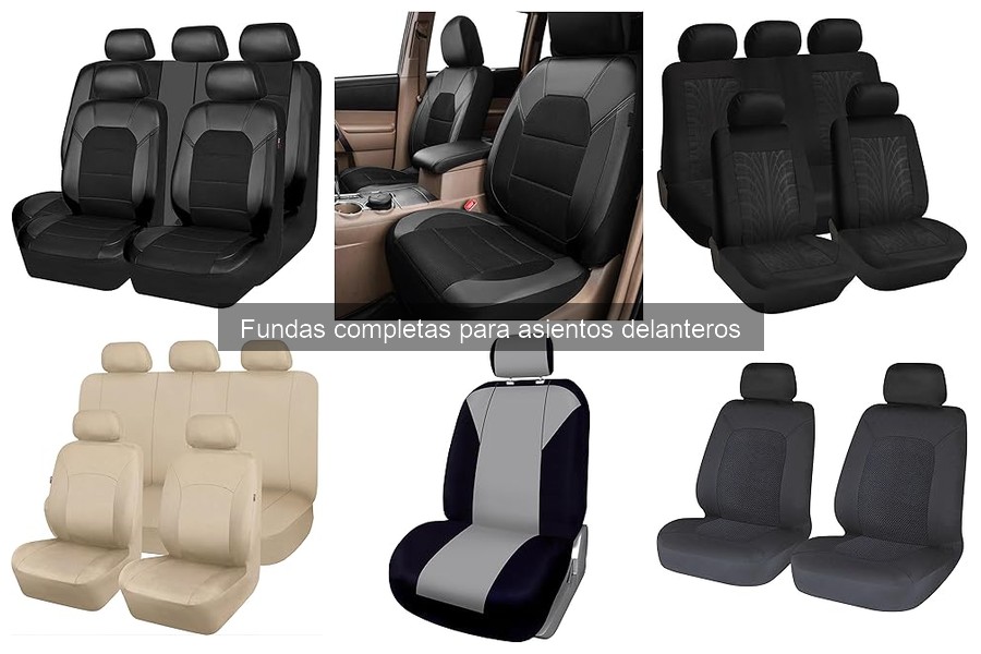 Precios promedio de fundas completas para asientos delanteros