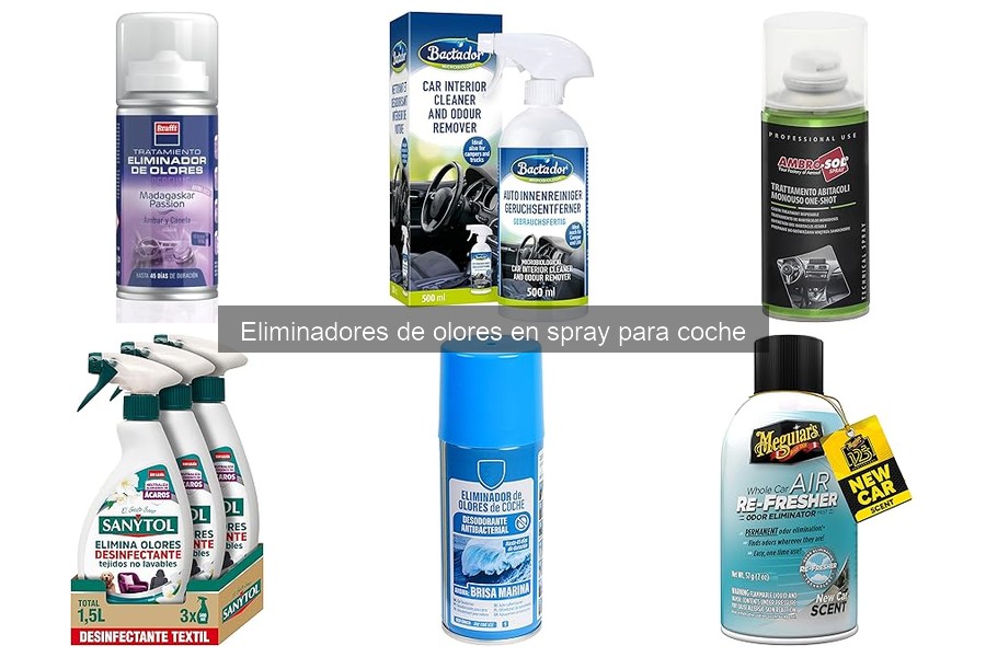 Precios y Ofertas de Eliminadores de Olores en Spray para Coche