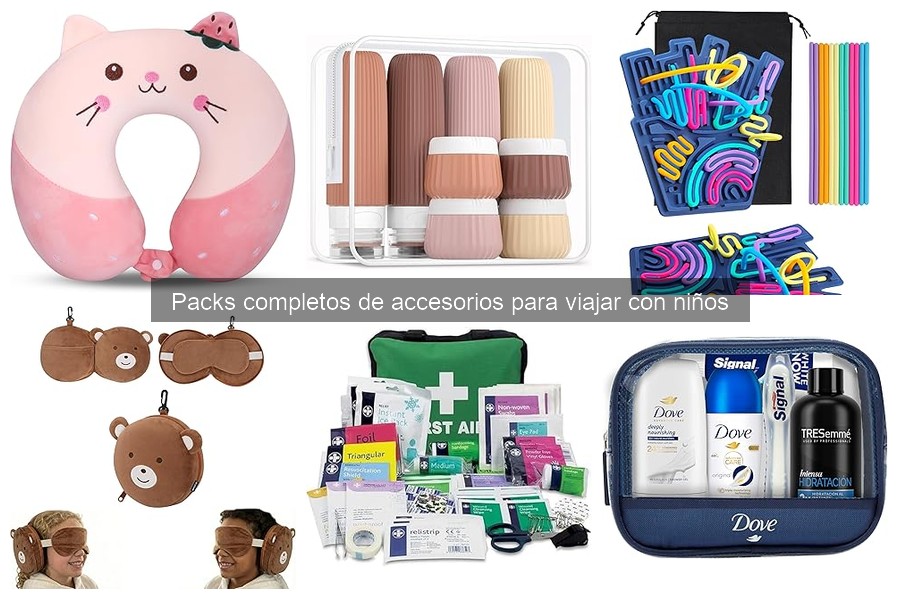 Preguntas frecuentes sobre packs de accesorios para viajar con niños