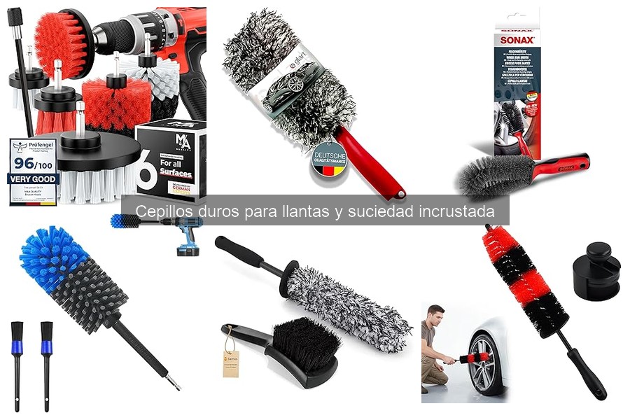 Problemas comunes al limpiar llantas con cepillos duros