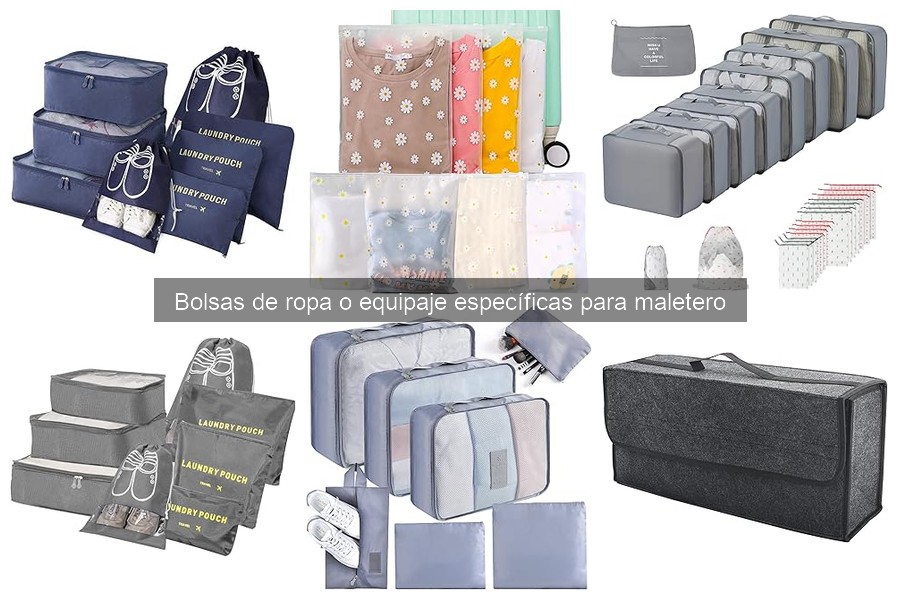 Problemas comunes al usar bolsas de ropa para maletero