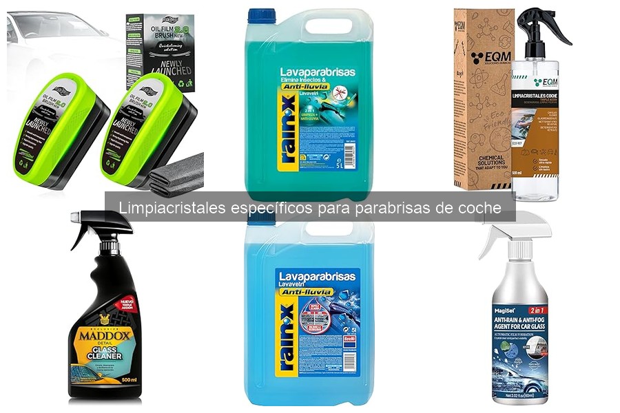 Problemas comunes al usar limpiacristales para parabrisas