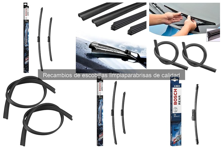 Problemas comunes con escobillas limpiaparabrisas y soluciones