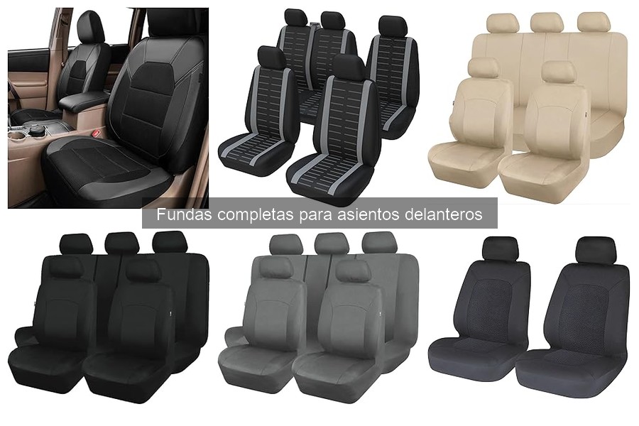 Problemas comunes con fundas de asientos delanteros y soluciones