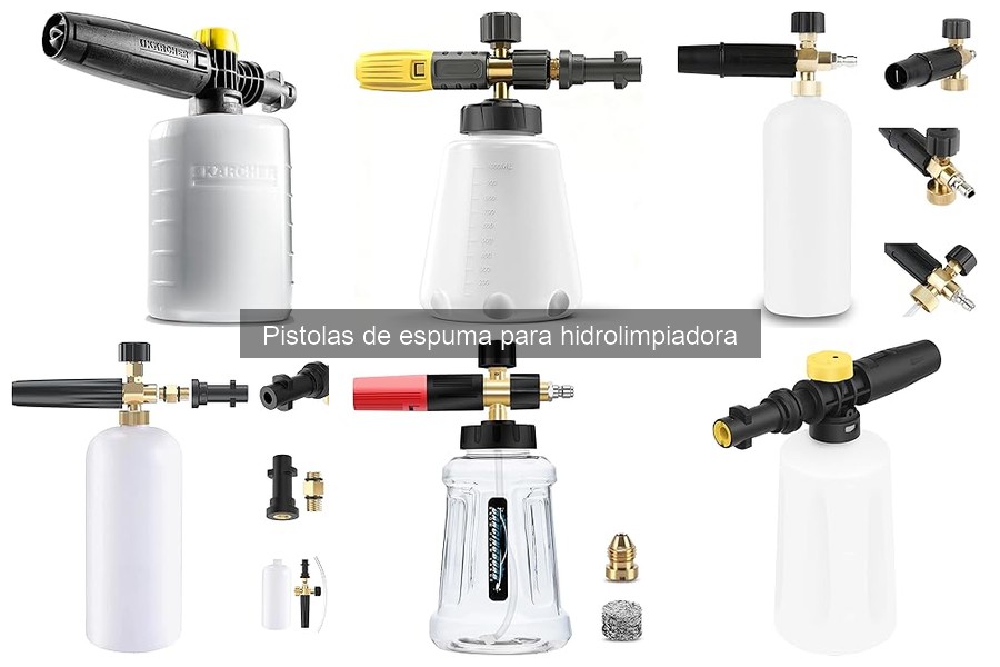 Problemas comunes con pistolas de espuma y sus soluciones