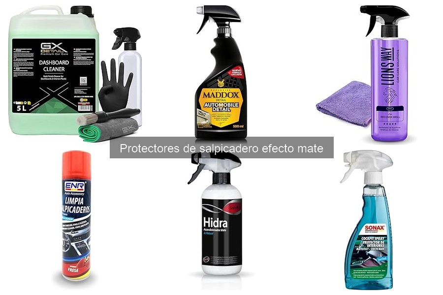 Problemas comunes con protectores de salpicadero mate