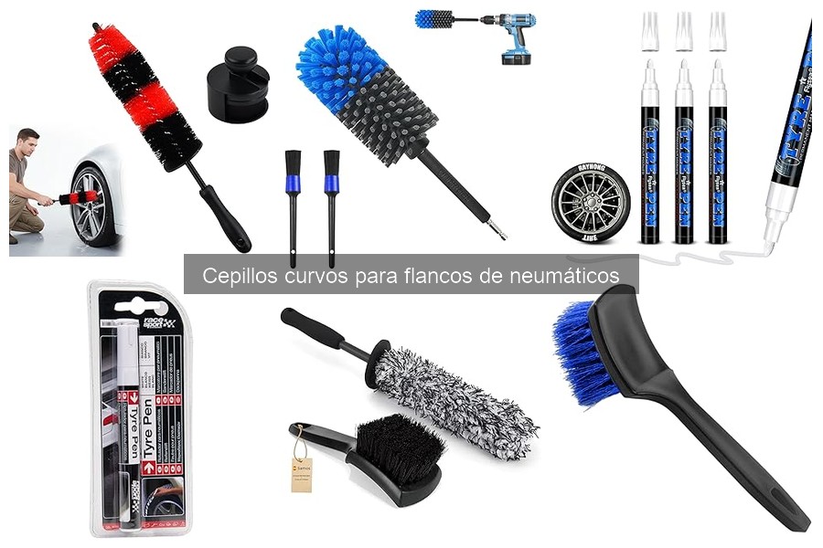 Problemas que resuelven los cepillos curvos para flancos de neumáticos
