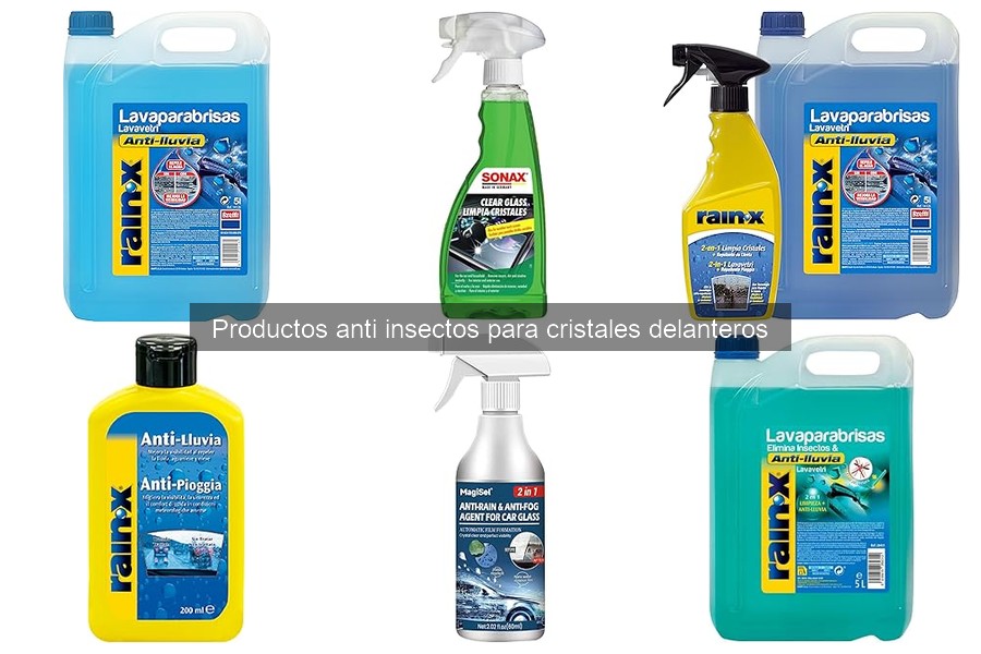 Productos anti insectos para cristales delanteros: ¿Qué son?