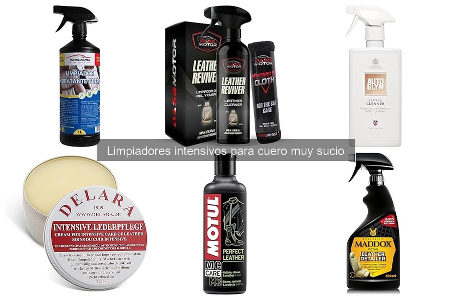 Productos que debes evitar al limpiar cuero muy sucio