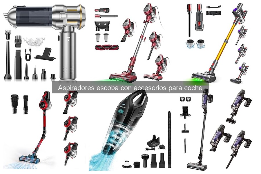 ¿Qué es un aspirador escoba y cómo funciona en la limpieza del coche?
