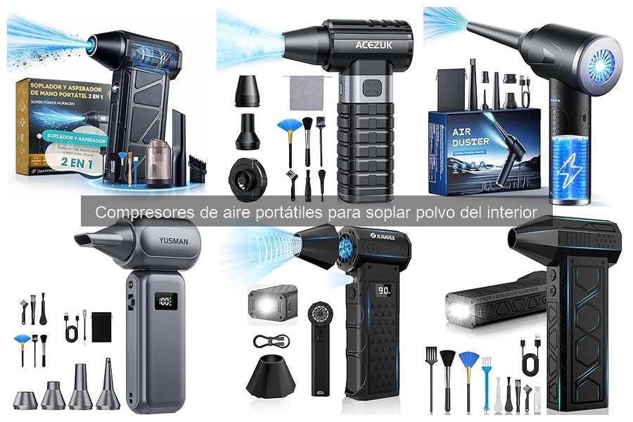 ¿Qué es un compresor de aire portátil y para qué sirve?