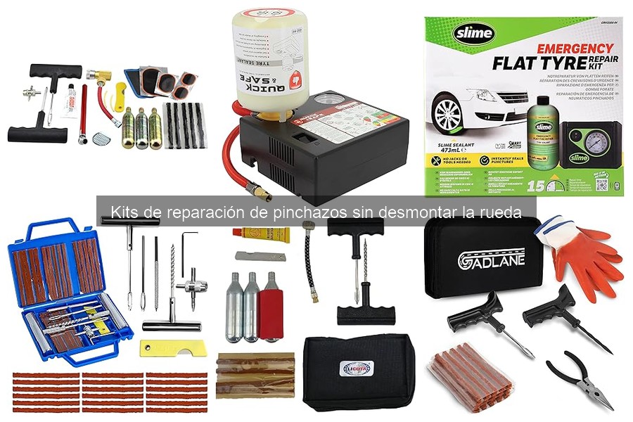 ¿Qué es un kit de reparación de pinchazos sin desmontar la rueda?