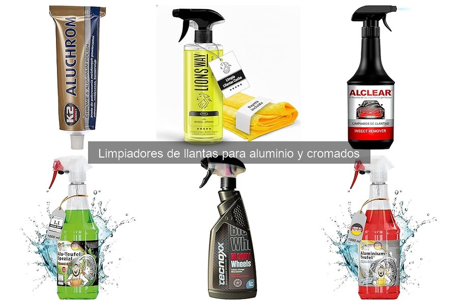 ¿Qué es un limpiador de llantas para aluminio y cromados?