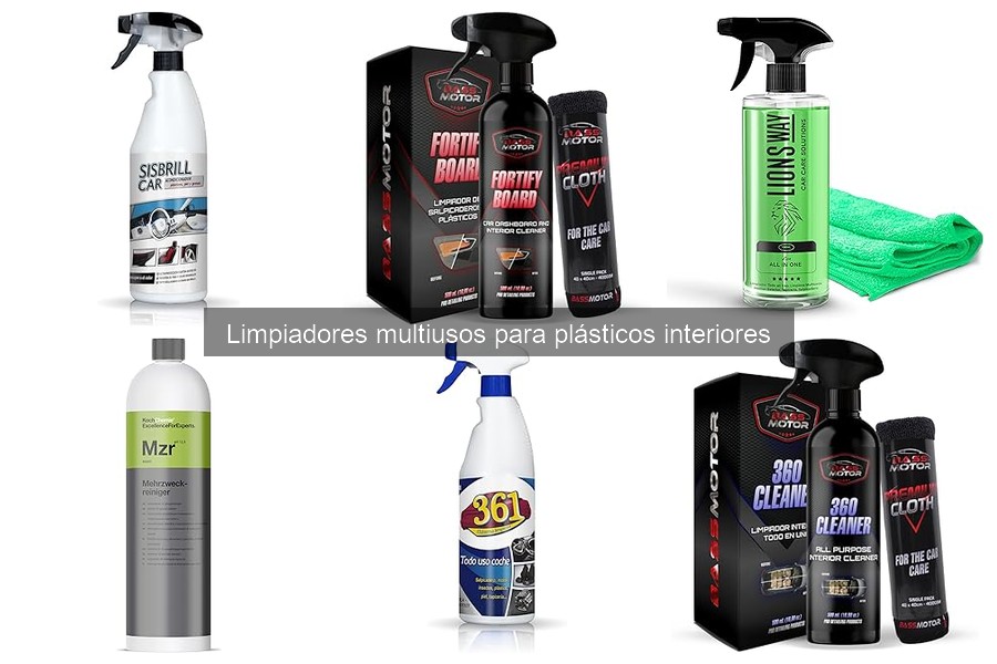 ¿Qué es un limpiador multiusos para plásticos interiores?