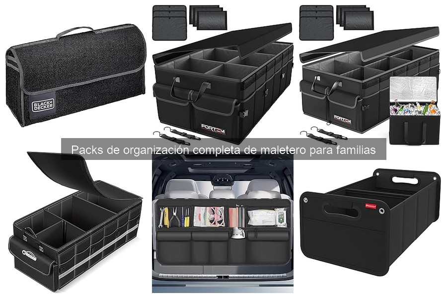 ¿Qué es un pack de organización de maletero completo?