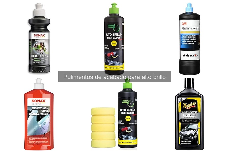 ¿Qué es un pulimento de acabado para alto brillo?
