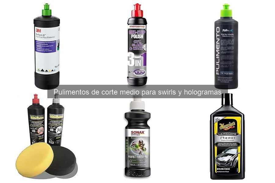 Qué es un pulimento de corte medio para tu coche
